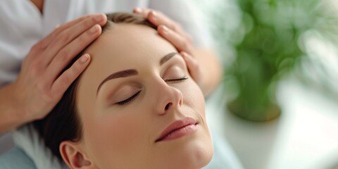 Craniosacral Therapy Head Massage for Pain and Migraine Relief.