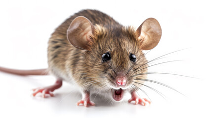 Fierce Encounter: Mouse in Action. Generative AI