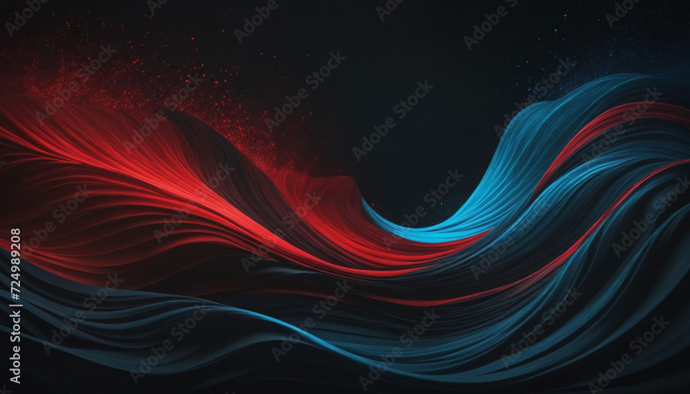 Poster colorful abstract background with bright light and empty space, featuring a rough gradient wave patt