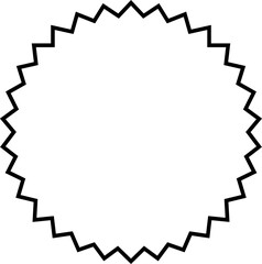 starburst, sale, sticker, ribbon, black, linear, icon, price, discount, sunburst, badge, line, vector, special, offer, price tag, promotional, shopping, label, isolated, transparent, background, blank