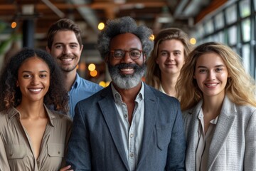 Fototapeta premium Portrait of a successful business team