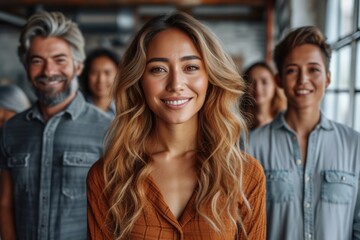 Obraz premium Portrait of a successful business team