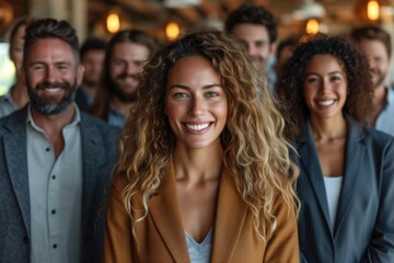 Fototapeta premium Portrait of a successful business team