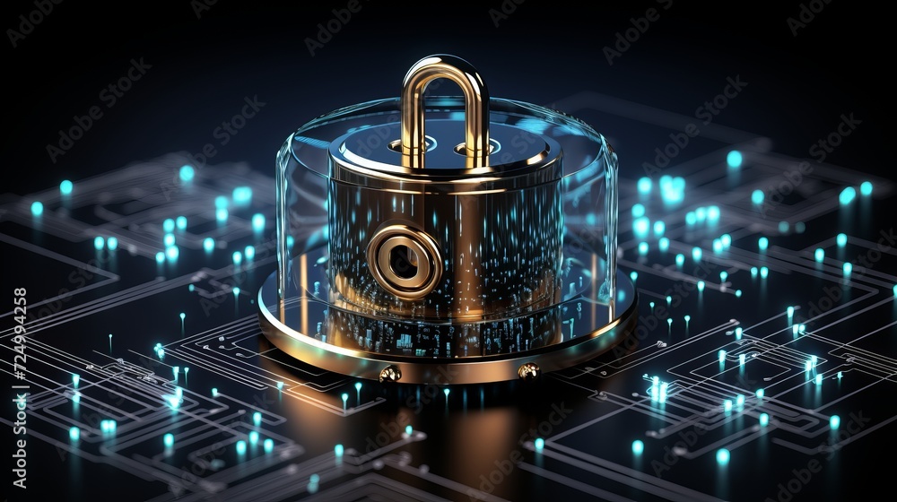 Aufkleber advanced cybersecurity and privacy concepts for data protection and internet security technology