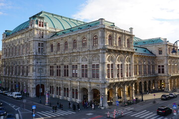 Fototapeta na wymiar Wiener Staatsoper, Wien, Österreich 