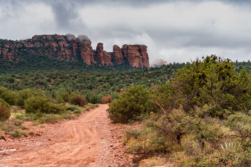 offroad trail in Sedona, Arizona © Rosemarie Mosteller