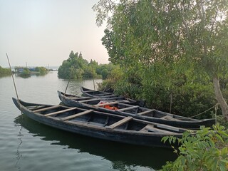 A wooden vehicle used for water transport is usually called a canoe.
