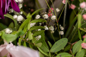 a gift bouquet of flowers for congratulations