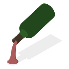 3D Isometric Flat  Illustration of Cooking Ingredients. Item 2