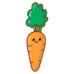 carrot cartoon doodle