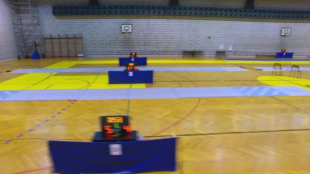 Sports gym for fencing competition in Split. 