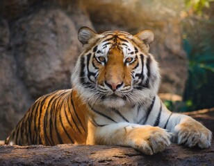 Obraz premium tiger in the wild