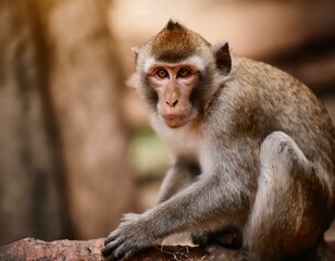 Obraz premium portrait of a baboon