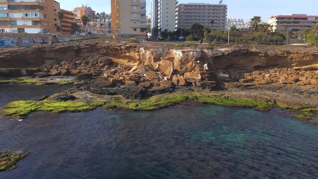 Aerial view of Cape Cervera, Torrevieja, Alicante, Spain