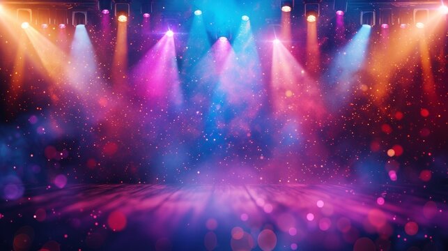 Beautiful background for Musical concert extensions advertising