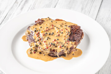 Steak au poivre