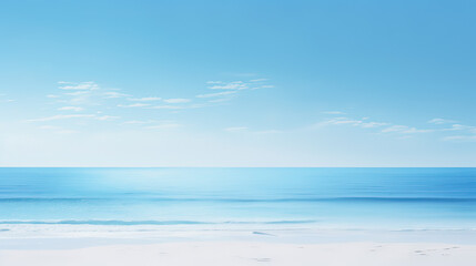 Fototapeta premium Minimalist Love Ocean Tranquil Elegance Background Ai Generative