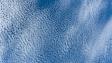 The beauty of Cirrocumulus clouds in the afternoon with the blue sky and clouds.