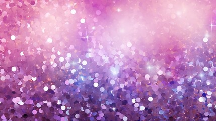Abstract background with bokeh defocused lights and shyny glitter. AI generative.
