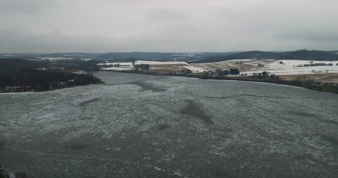 frozen lake