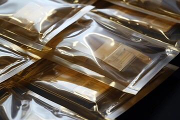 A close-up view of a bunch of bags of food. Versatile image suitable for various food-related themes