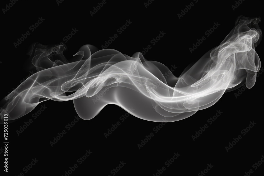 Poster a captivating black and white photo of smoke. perfect for adding a touch of mystery and elegance to 