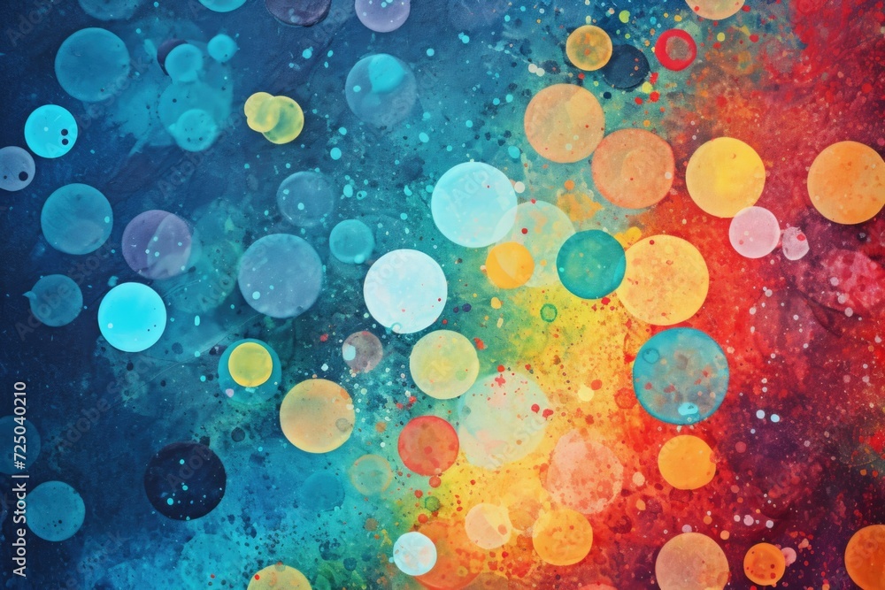 Poster colorful balloons floating in the air, creating a vibrant and joyful atmosphere. perfect for celebra