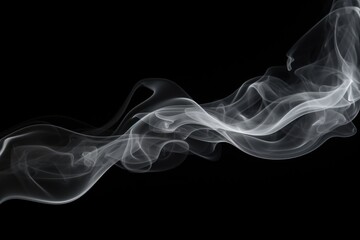 A black and white photo capturing the beauty and mystery of smoke. Perfect for adding a touch of elegance and intrigue to any project