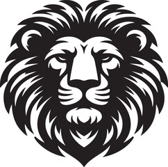 lion head silhouette