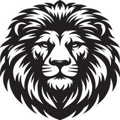 lion head silhouette
