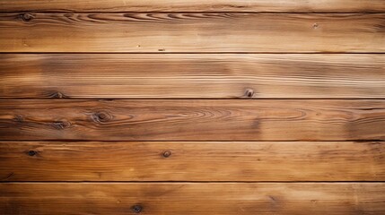 Fototapeta premium Brown Stained Wooden Wall. Copy space
