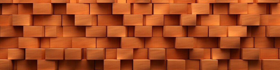 A vibrant mosaic of red and blue wooden blocks creating a visually pleasing pattern perfect for backgrounds and textures. Timber industry.