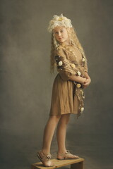 Beautiful little girl portrait