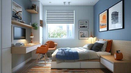 Designing a medium-sized bedroom  