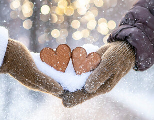 Valentinstag herzen H&auml;ndehalten