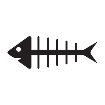 recommend clip art: fish skeleton bone icon vector illustration design