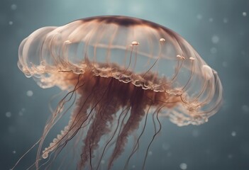 Jellyfish isolated in water