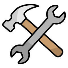 Maintenance  Icon Element For Design