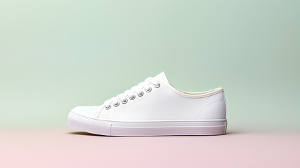 White slippers for models. Smooth bottom.
