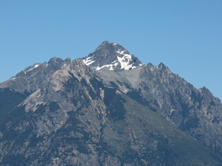 snow covered mountains