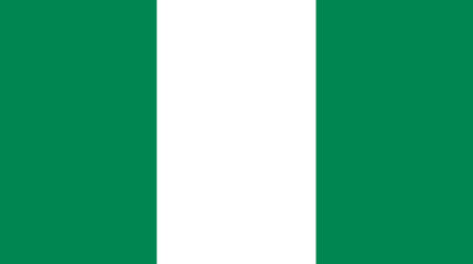 Flag of Nigeria. Nigerian flag. National symbol