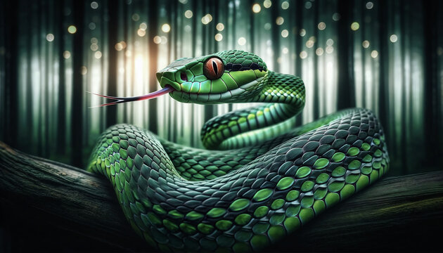 green snake