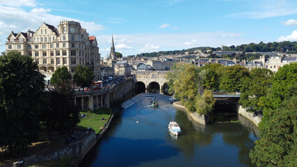 Bath is a city in South West England, best known for its baths fed by three hot springs.