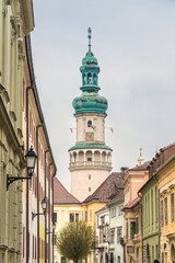 Obraz premium Firewatch Tower in Sopron, Hungary, Europe.
