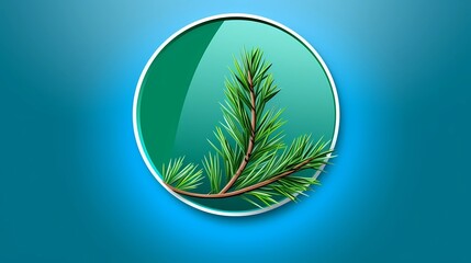 seamless background with coniferous branches pattern, coniferous, fir, 