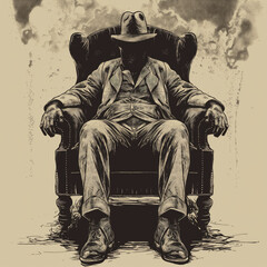 Crime lord illustration