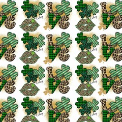 seamless pattern with flowers