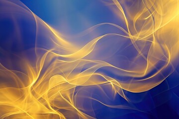 golden and blue dynamic flow for backgrounds and wallpapers