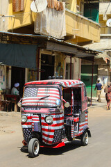 Photo of a tuktuk in Alexandria