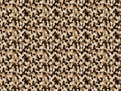 Tarnmuster im Stil einer Schlangenhaut braun schwarz  nahtlos gekachelte Textur